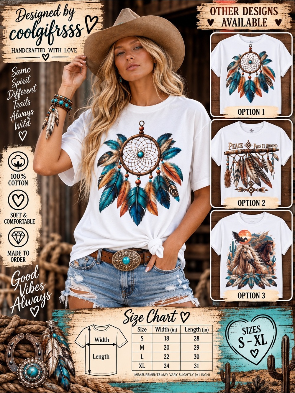 Native graphic tee with a beautiful message. Peace pass it around. S M L XL NEW
